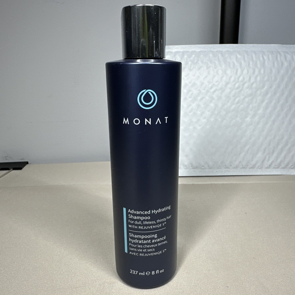 Monat Advanced Hydrating Hair Shampoo Cleanses Rejuveniqe Vegan 8 oz 237m Sealed